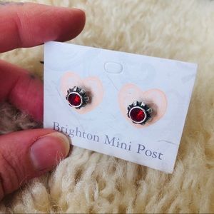 Brighton Mini Post Red Dazzler Post Earrings